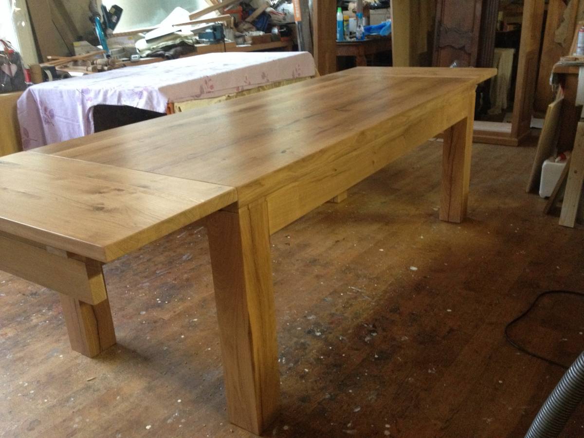 Table en chêne massif sur mesures Wittelsheim