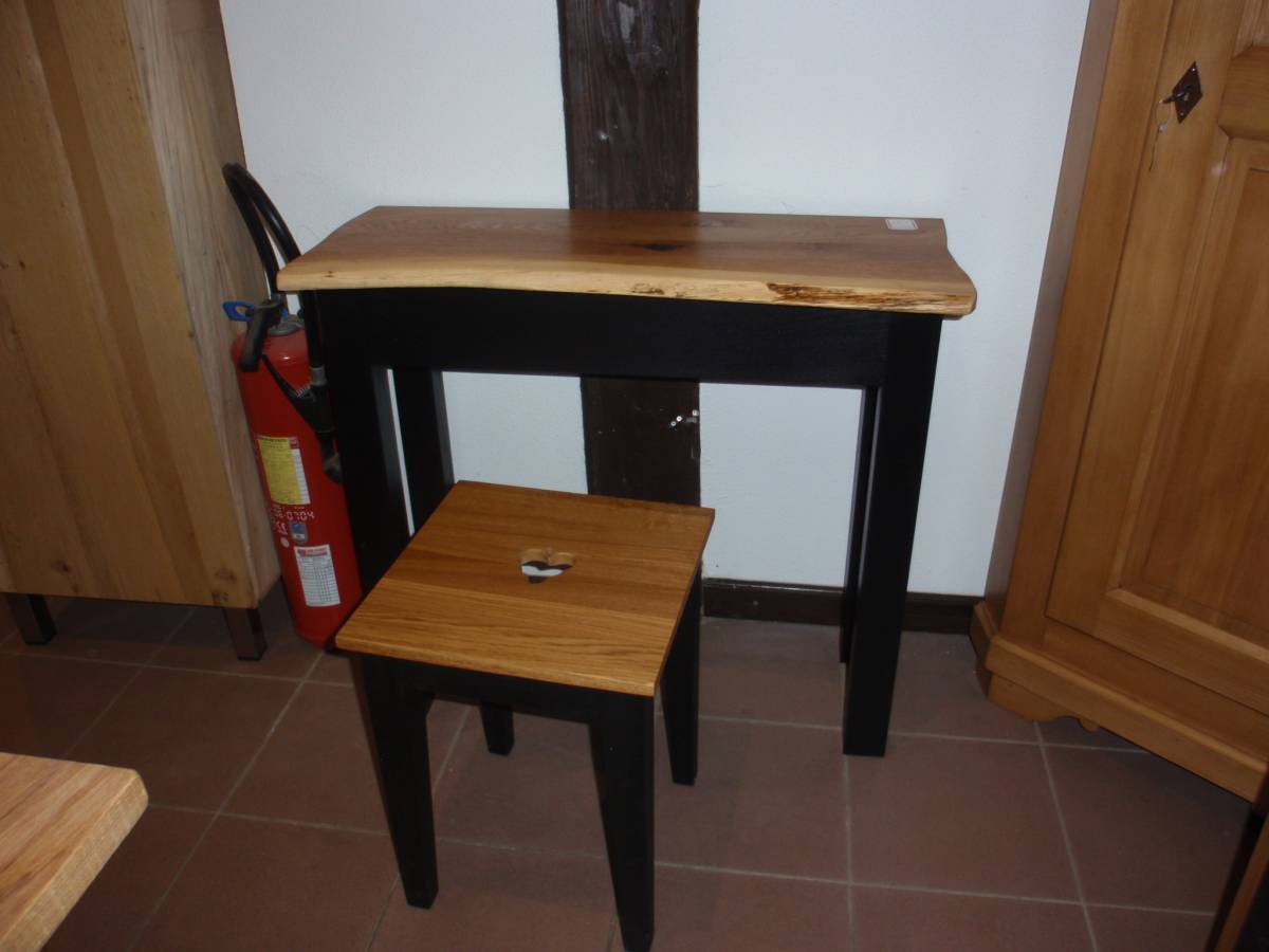 Console chêne brut Cernay