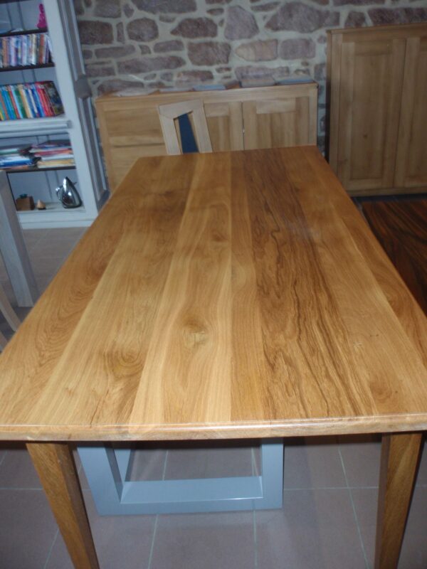 Table bistrot chêne massif Riedisheim 0