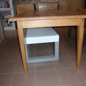 Table bistrot chêne massif Riedisheim 0