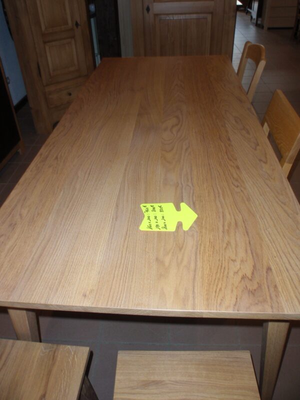 Table bistrot chêne massif Riedisheim 0