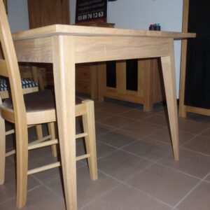 Table bistrot chêne massif Riedisheim 0