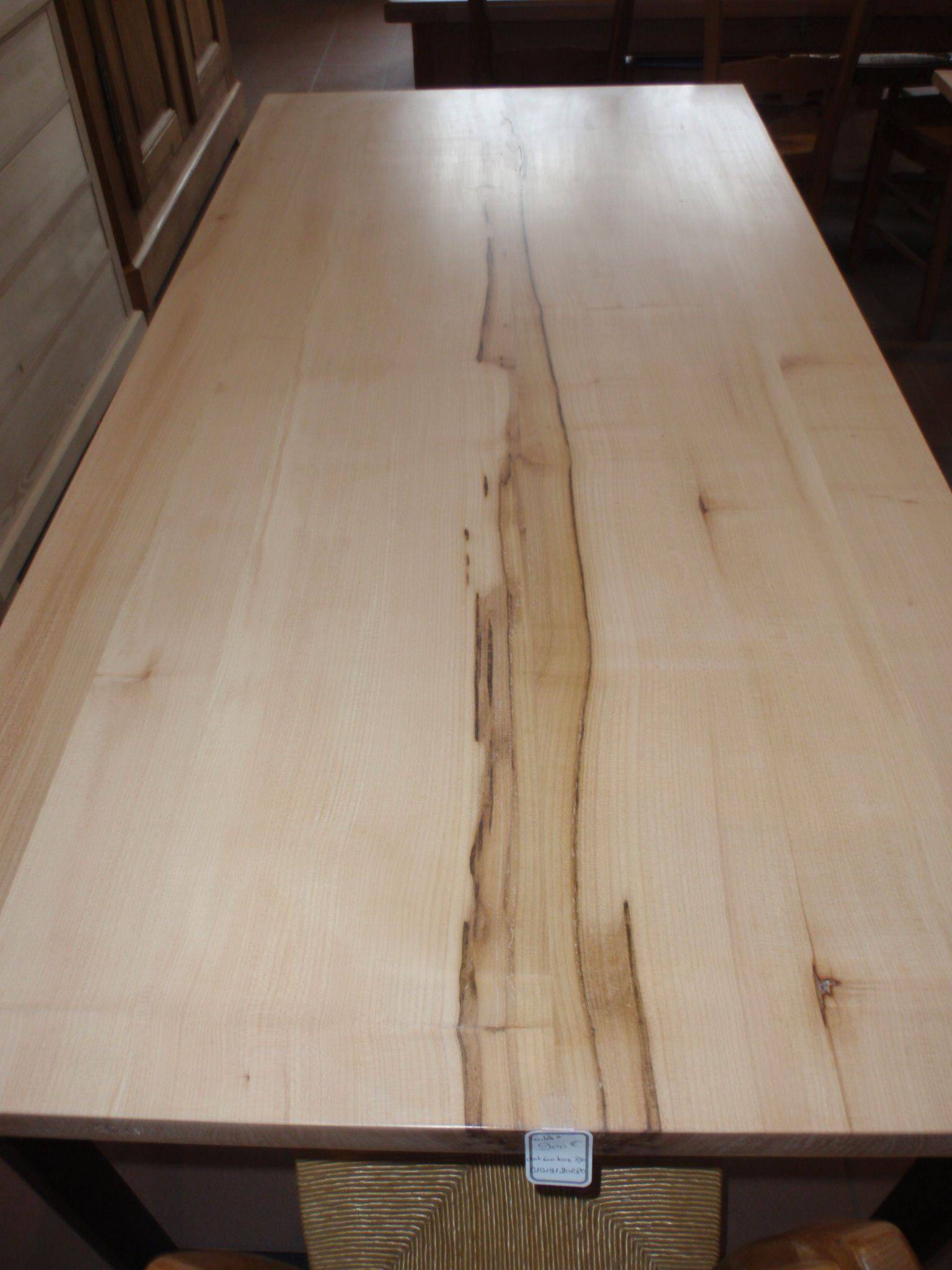 Table érable pieds métal Pfastatt